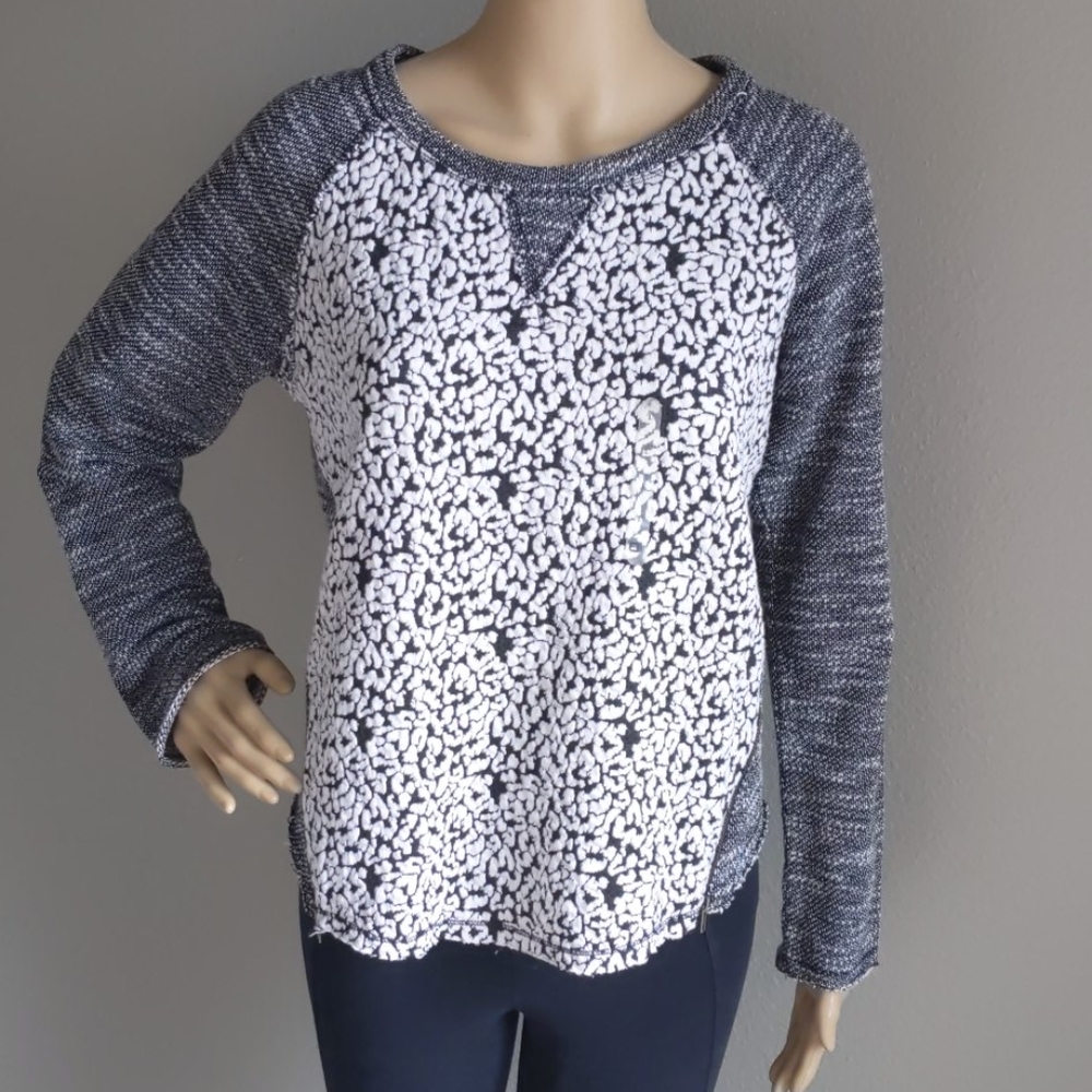 Jolt Gray Pullover Crew Neck Sweater Size Large